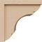 Ekena Millwork 12"W x 12"D x 12"H Wide Bryant Rough Cedar Woodgrain TimberThane Corbel, Primed Tan CORUR12X12X12BRYRCPR - alternate 4